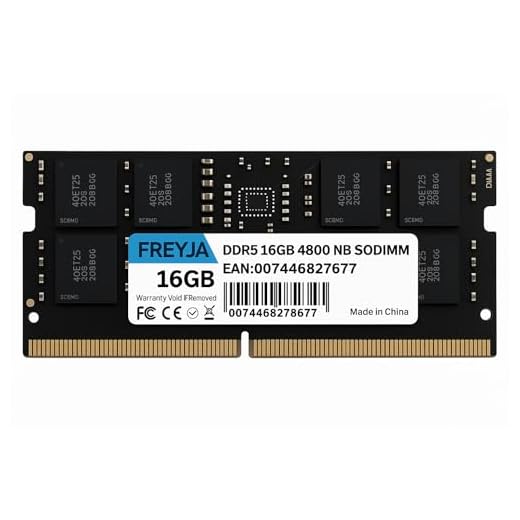 Freyja 16GB (1X16GB) DDR5 SODIMM 4800MHZ CL40 1,1V Memória para Notebook