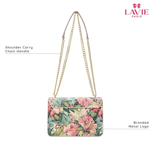 Image of LAVIE PARIS Women's Fluer Medium Flap Crossbody Sling Bag | Ladies Purse Handbag | Gift for Women