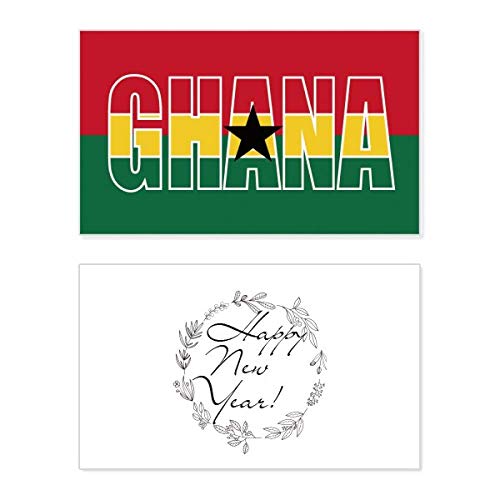 Tarjeta de año nuevo de Ghana: celebra tus raíces con un diseño único