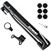 Kitbest Bike Pump, Portable Bicycle Floor Pump with Glueless Puncture Kit, Mountain, Road Bike Tire Pump, Mini Bicycle Air Pump Compatible with Presta Schrader Valve and Sports Ball