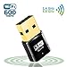Produktbild NETVIP AC600 USB WLAN Stick für PC, Wireless WLAN Adapter Dual Band (867Mbit/s (5GHz), 400Mbit/s (2,4GHz), WiFi Dongles Größe WPS-fähig Unterstützt Windows 2000/XP/Vista/7/8/10, Mac OS X10.4-10.11