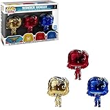 Pop Wonder Woman (Gauntlets) (Chrome 3-Pack) Funko Heroes Exclusive