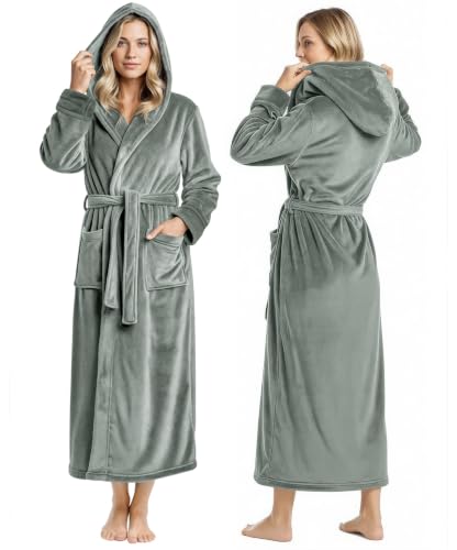 Ultra Soft Hooded Fleece Robe