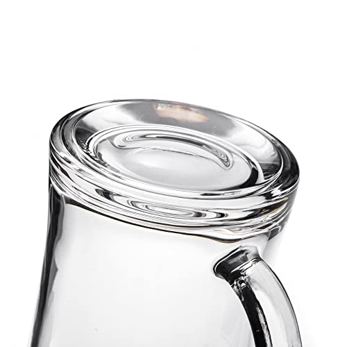 Tusapam 4 Pack Heavy Large Beer Glasses With Handle - 22 Ounce Glass Beer Steins, Traditional Beer Mug Glasses Set #TOP3