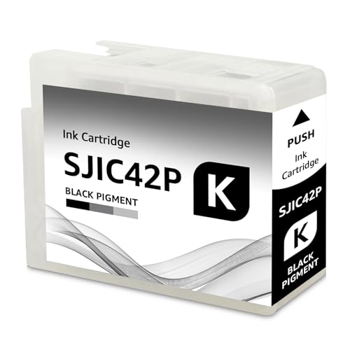 SJIC42P cartouche noire anti-bavure pour remplacer C13T52M140