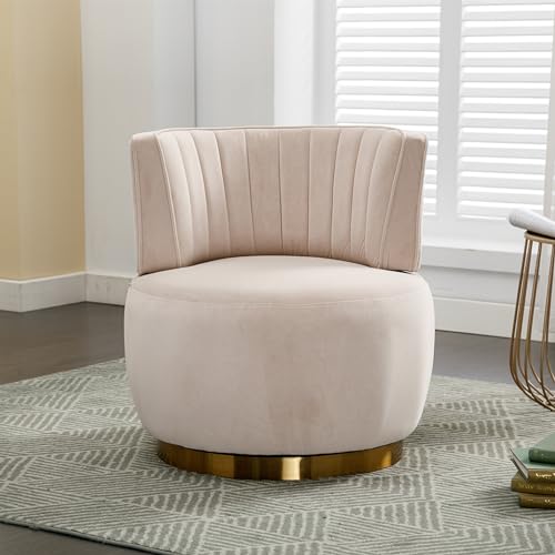 Sillón Plegable Velvet Beige miniatura 2