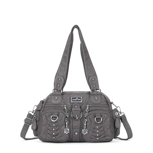 Image of Angel Kiss Small Purse Handbag for Women Crossbody and Shoulder Bags Multipocket Soft Hobo Purses