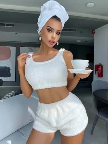 Image of KOTTY Women's Coral Fabric Coord Set - Cozy Two-Piece Lounge and Sleepwear for Relaxed Comfort and Elegant Indoor Style