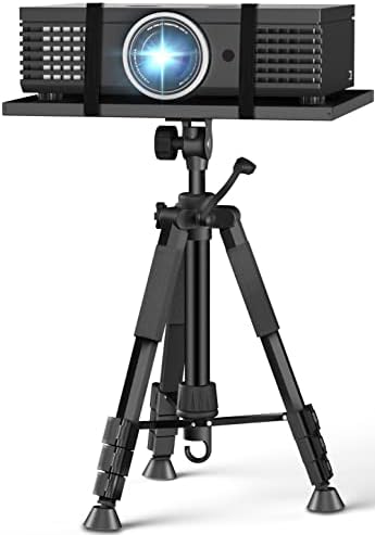 Wphold 51.4 Inch Projector Stand Tripod, Laptop Tripod Stand, Laptop Floor Stand Adjustable Height 17.6 to 51.4, Projector Tripod Stand for Office, Home, Stage or Studio