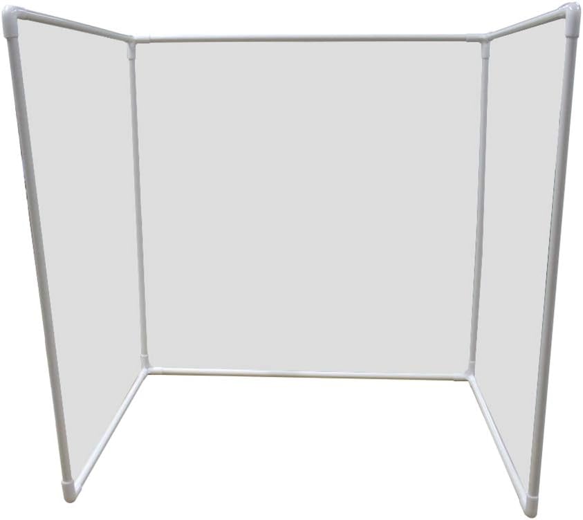 DIY Desk Partition Baffle Screen,Anti-Spray Transparent Isolation Board Protect Anti-Foam Desktop Isolation Cover,Easy to Install (Multicolor) : Office Products