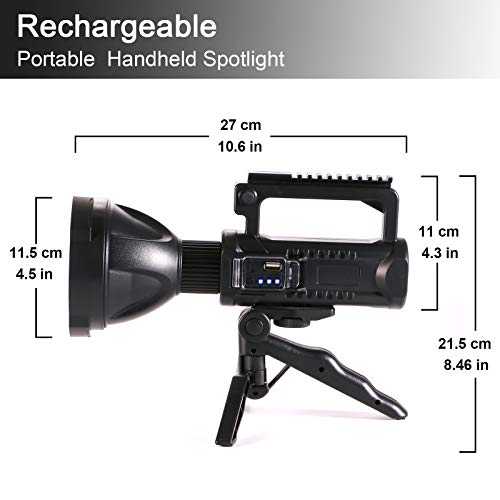 Lanterna recarregável de 7000 lúmens LED holofote 6000mAh Lanterna portátil à prova d'água superbri