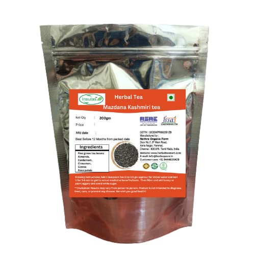 Insulas Mazdana Kashmiri Herbal Tea | Immunity Booster | 100% Natural Ingredients | 200g Pouch