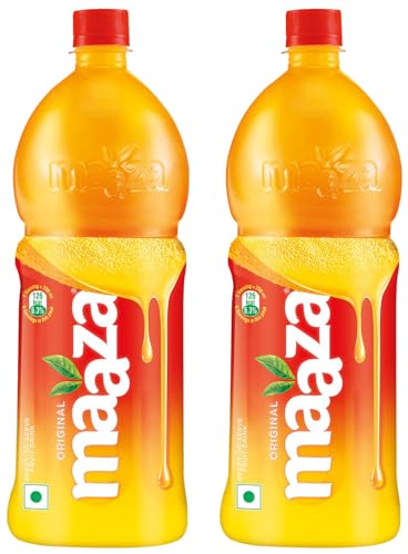Image of Maaza Mango Drink, Original Flavour, 1.2 L PET Bottle (Pack of 2)