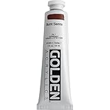 Golden Heavy Body Acrylic Paint, 2-Ounce, Burnt Sienna