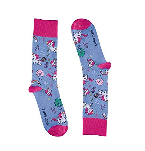 Meia Urban Unicórnio Lupo Azul 34 - 38