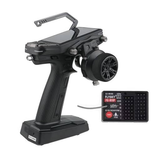 GoolRC Flysky FS-G11P 2.4GHz 11CH Radio Transmitter with FS-R11P Receiver, 3.5 Inch IPS Screen Dual Antenna Remote Controller with Receiver for RC Car Boat