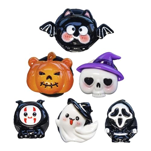 Clip de ventilación para difusor de coche, difusor de aromaterapia de Halloween de dibujos animados, ambientador automático, accesorios de coche de vacaciones para viajes, vida diaria y viajes, 3 x