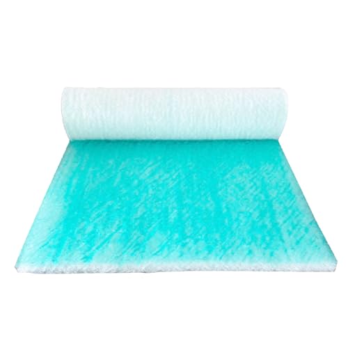 Yinian Filtro dell'Aria di Scarico per Cabina Verniciata, Arresto di Vernice in Fibra di Vetro Materiale per Filtro dell'Aria Cabina Auto Spesso 6cm, Cattura Le Particelle di Sporco(Size:0.75M x 14M)