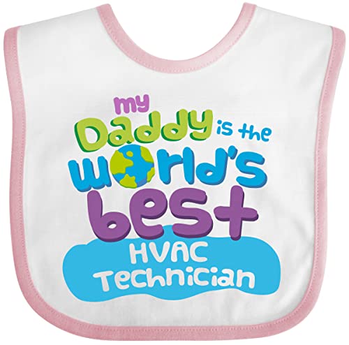 inktastic HVAC Technician Daddy Baby Bib