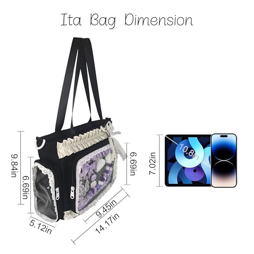 Bolso Crossbody Kawaii Ita Bag Estilo Y2K miniatura 2
