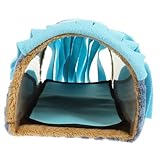 CIYODO Kleintiergehege Aus Naturmaterial Als Haus Für Meerschweinchen Tunnel Für Hamster...