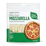 Amazon Fresh, Plant Based Shredded Mozzarella Cheese, 8 Oz