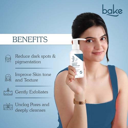 Image of BAKE 2% Tran-Zelaic Pigmentation Corrector Milky Face Wash | For Pigmentation, Dark Spots & Tan Removal | Unclogs Pores | All Skin Types | Removes Blackheads & Whiteheads - 100ml