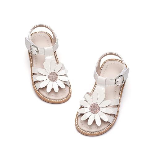 Image of Kiderence Toddler Flower Girl Sandals Open Toe Dress Shoes Wedding Party