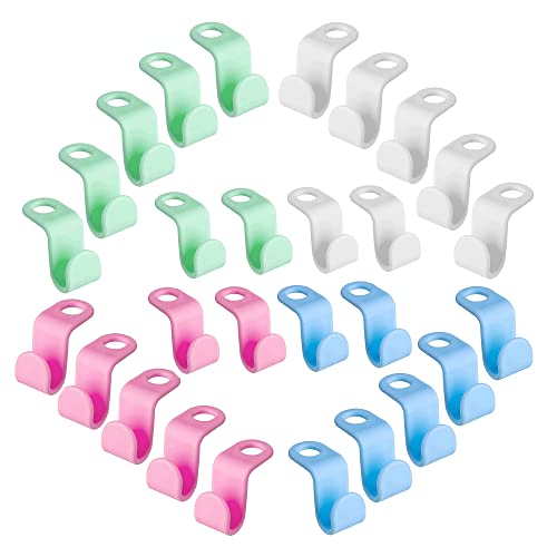 100 Pezzi Mini Ganci per Grucce Salvaspazio, Connettori Appendiabiti in