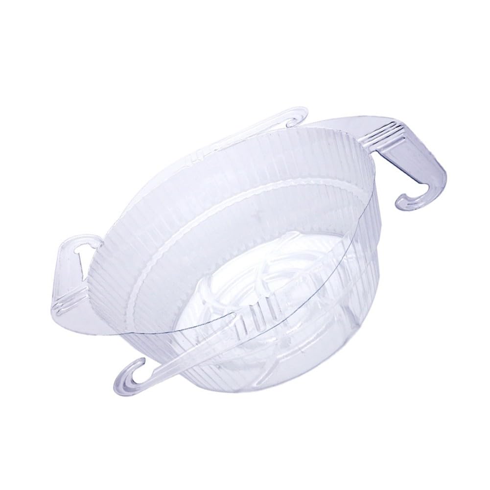 FACAIIO Transparente Untersetzer für runde Blumentöpfe, 12-teiliges Set, 20,3 cm, 25,4 cm, 30,5 cm, 30,5 cm, transparente Kunststoff-Tropfschalen, Haus, Garten, Boden zum Schutz