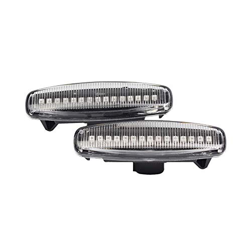 Yoegerery LED Dynamic Side Marker Turn Signal Lights For In=fi=ni=ti EX25 EX35 EX37 FX30d FX35 FX37 FX50 G25 G35 G37 JX35 M25 M35 M37 (Dynamic Crystal)