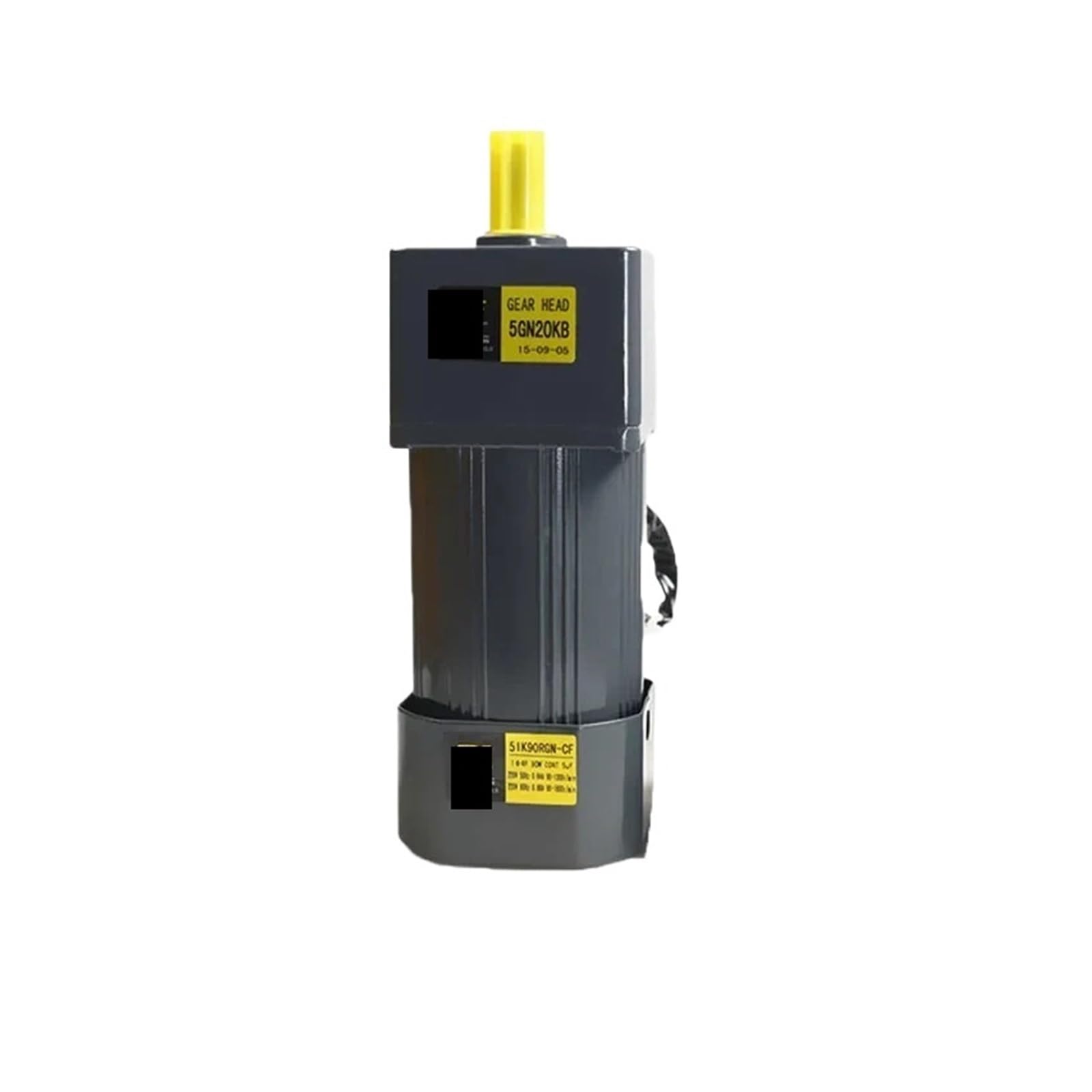 ANERTQUIH Motor 90W 220V AC Geared Fixed Speed Single Phase High Torque 5IK90GN-CF Asynchronous Shaft Diameter 12mm DC(9RPM)