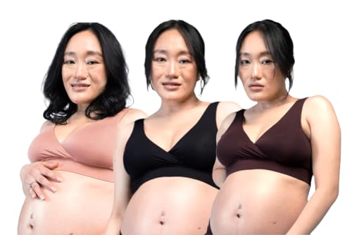 Image of &Circus Maternity Bra | Nursing Bra for Women | Pull Down Feeding Bra | Non Padded Bra for Women Slip On | Tencel Micromodal