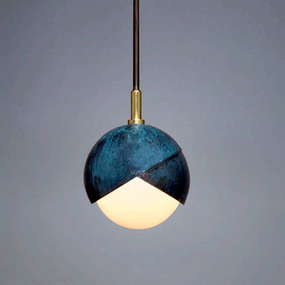Lámpara colgante de Hierro de Un Solo cabezal, Estilo nórdico, Creativa, para cocina, Sala de estar, dormitorio, iluminación Interior, Ajustable, E27