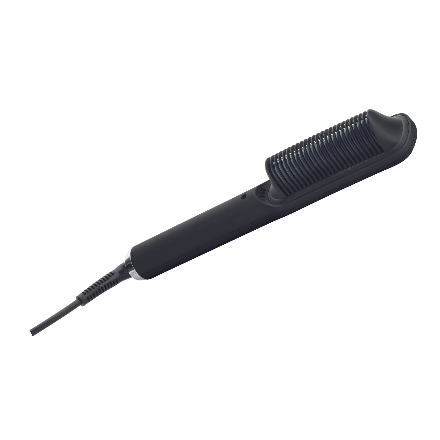 GAMMAPIU’ Hot Brush Spazzola Termica per Capelli Lisciante in Ceramica e Tormalina, Anticrespo, Temperatura Regolabile 80-220 °C, Spegnimento Automatico