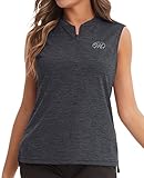 MEETWEE Women Rash Guard Sleeveless Sun Shirt UV UPF 50+ Quick Dry T-Shirt for Golf Hiking