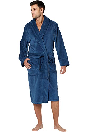 INTIMO Men's Cozy Plush Fleece Robe3