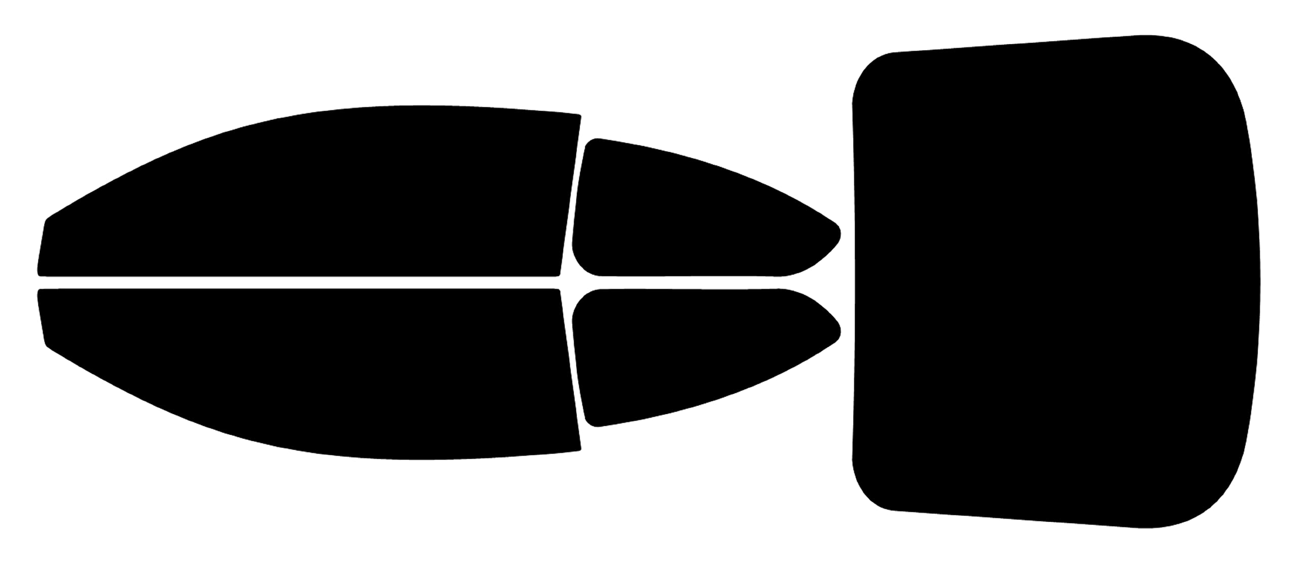 True Line Automotive Window Tint Film for Cars Compatible with Scion TC Coupe 2005-2010 - Customizable All Side and Back Windows - Car Window Tint - Pre Cut Window Tint for Car Windows