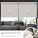 WEFFORT Motorized Blind,Work with Homekit Thread-Enabled, 100% Blackout Smart Shades with Remote Control, Electric Roller Shade,Multi-Color Samples