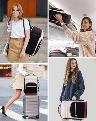 LOVEVOOK Travel Backpack for Women,35L Carry On Backpack for Airplanes,15.6 Inch Laptop Personal Item Travel Bag,TSA Approved Carry On Luggage,Waterproof Weekender Business Hiking Bag - image 6