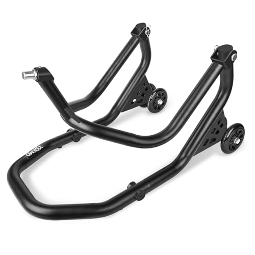 YSKMO Motorcycle Front Wheel Triple Tree Lift Stand 500Lbs Capacity With series of pins 1.06 0.95 0.79 0.7 0.59 1.5tube Lift And Install for Yamaha Suzuki Ducati Bmw etc