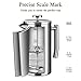 BAYKA French Press Coffee Tea Maker 34oz, 1 Liter Stainless Steel Insulated Coffee Press with 4 Filter Screens, Rust-Free, Dishwasher Safe, Silver