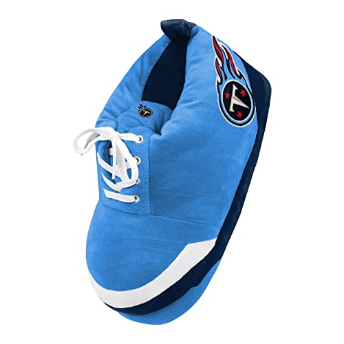 Image of FOCO Mens NFL Team Logo Plush Oversized Sneaker Slippers