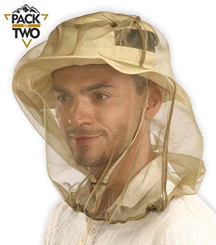 Mosquito Head Net Mesh - Bug/Insect Face Netting with Extra Fine Fly Screen