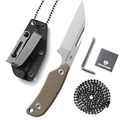 Silver Blade + Khaki Handle