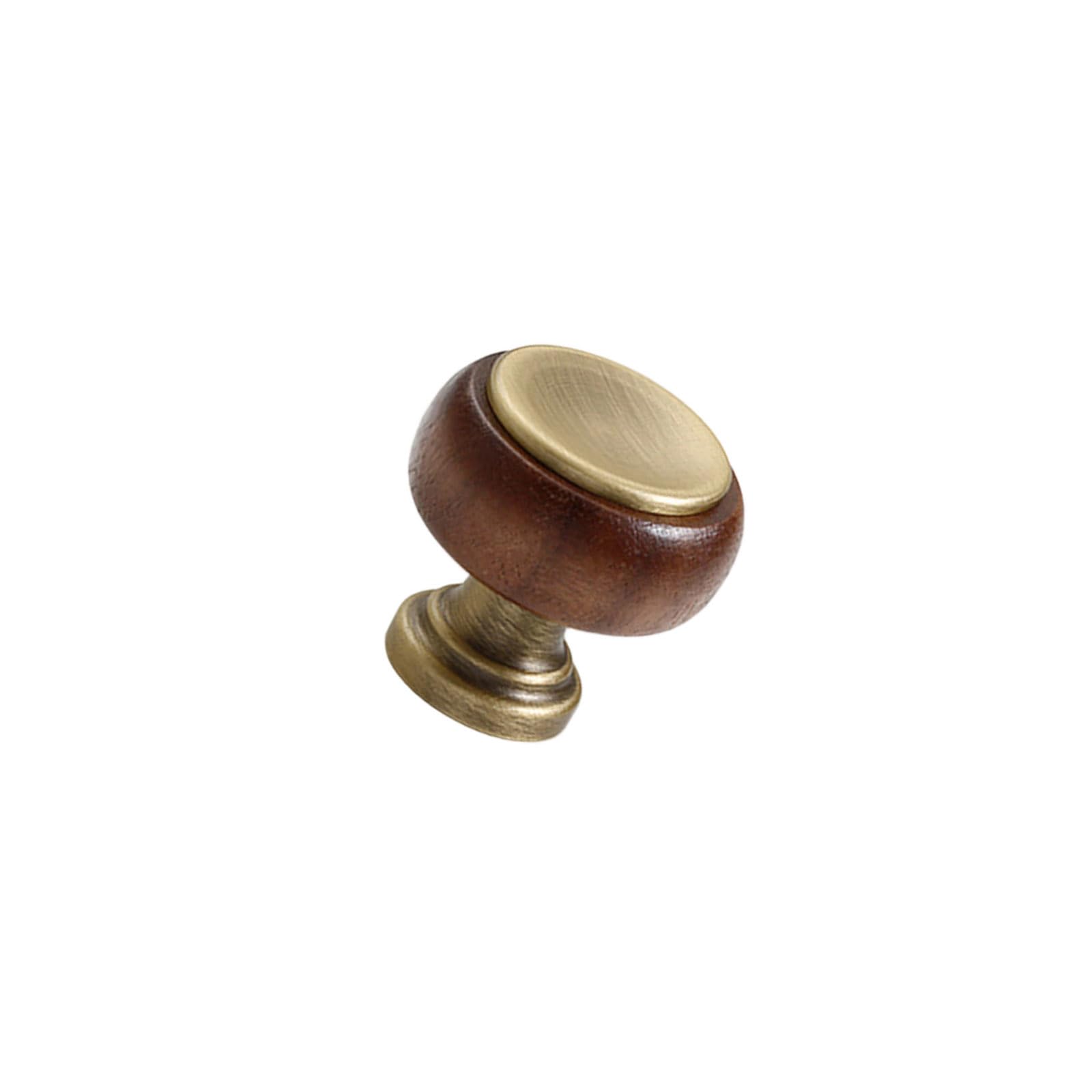 Tertioi Oh! Brass Wood Cabinet Knobs Wardrobe Cabinet Door Elegant Design Comfortable Grip Easy Installation Wooden Pull