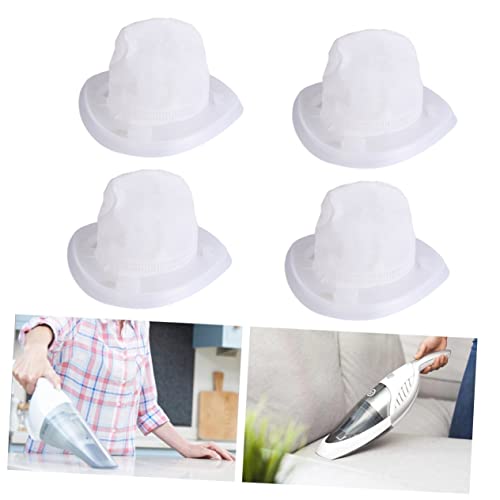 Happyyami 4pcs Hepa Hand Vacuum Filters Compatible with Black and Replacement Accessories for Cleaner Air and Enhanced Performance White