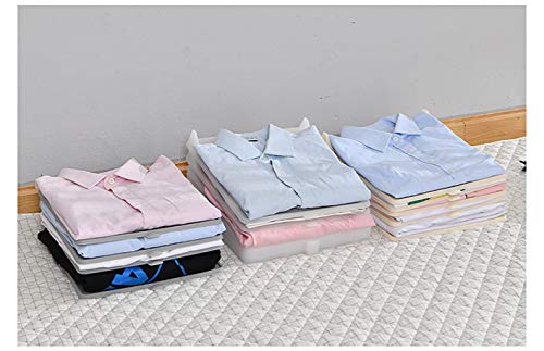 Organizador de armario, carpeta de ropa para camisetas, paquete de 12 unidades, solución plegable para organización de dormitorio, almacenamiento que ahorra espacio para un fácil arreglo de camisetas