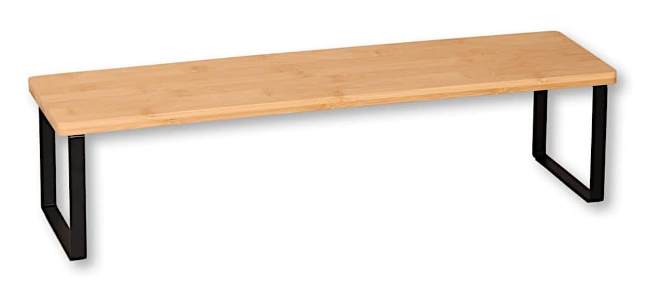 Kesper | 58807 Bamboo Metal Kitchen Shelf 55 x 13.5 x 15 cm Brown/Black