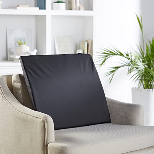 Mckesson Foam Back Support Cushion For Wheelchairs, Black, 22 In 18 In (W X D), 1 Count #TOP7